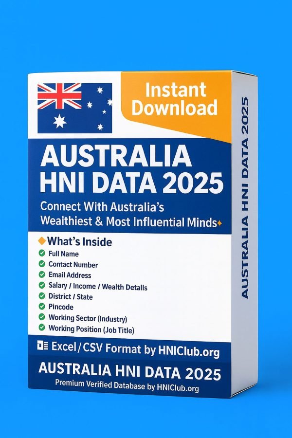 Australia HNI Data 2025