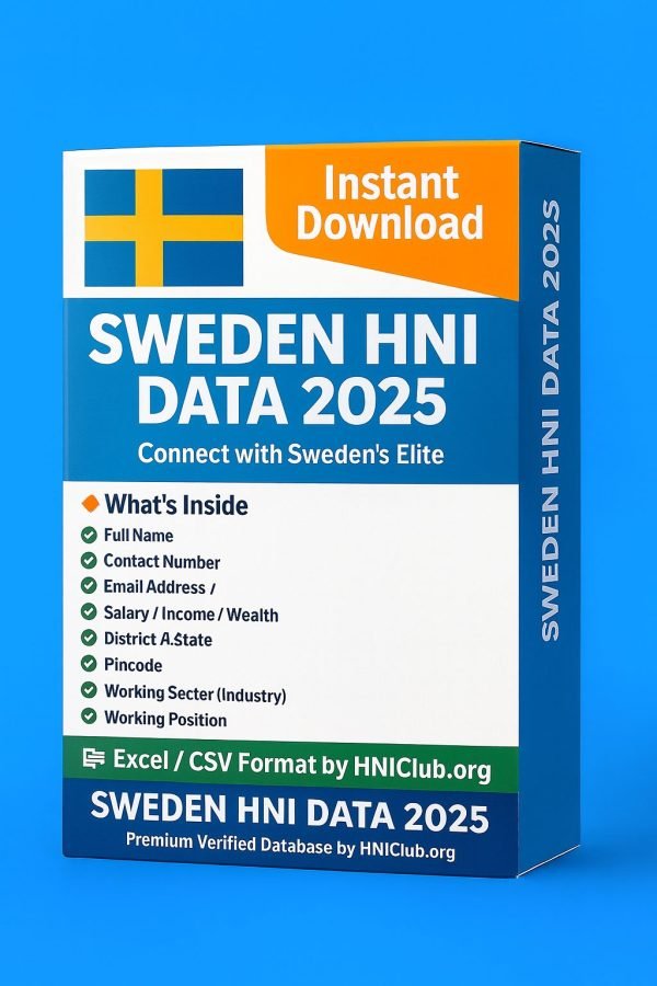 Sweden HNI Data 2025