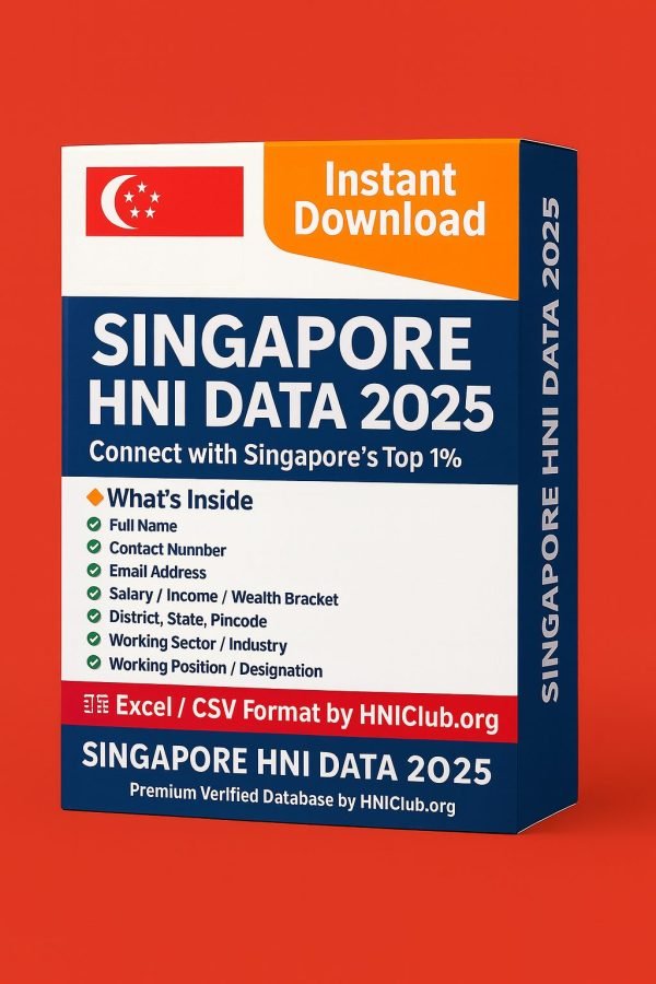 Singapore HNI Data 2025
